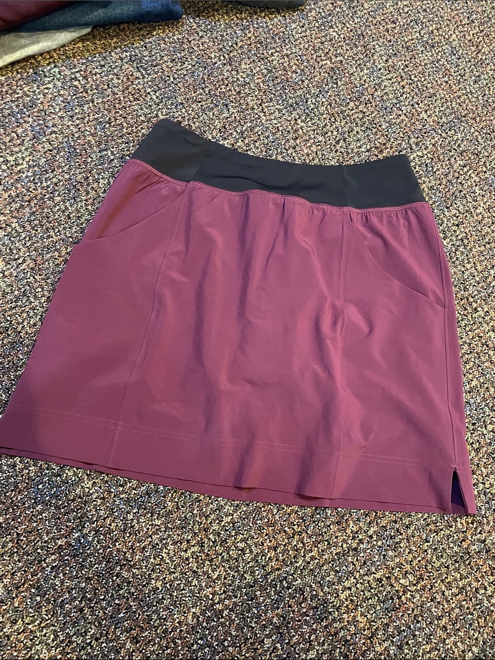 Lucy Active Skirt with Black Waistband